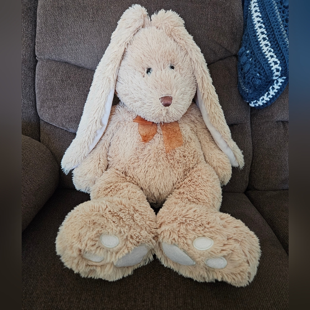 Hug Fun Large Brown Long Floppy Ear Bunny Plush | 28"